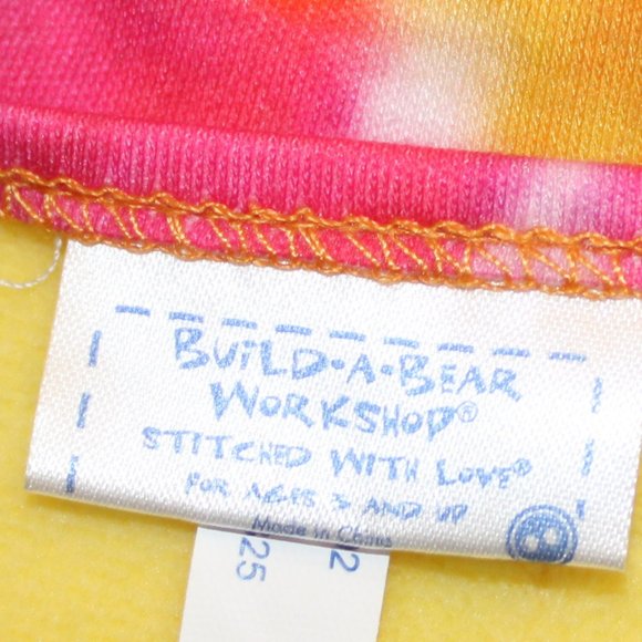 Build a Bear Minions Stuart Tie- dyed Shirt /Jean overalls/ Camo boxer S… - Picture 8 of 11